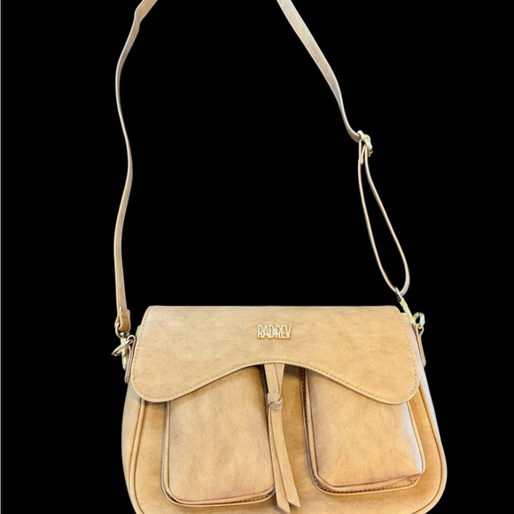 Rad Rev Handbags - Rad Rev saddlebag Tan Crossbody/shoulder Bag